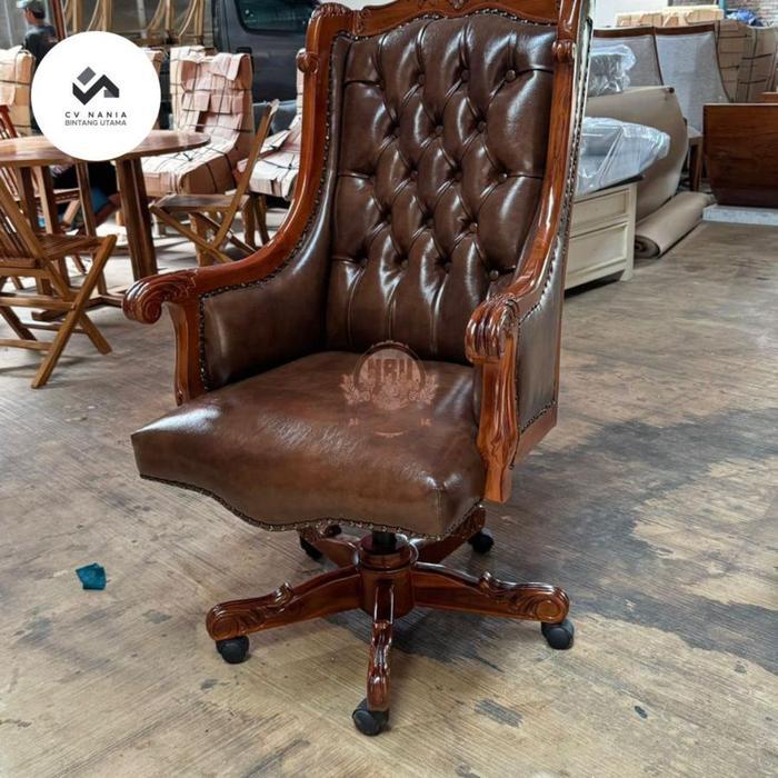 Kursi direktur jati kursi kerja direktur kursi kantor mewah