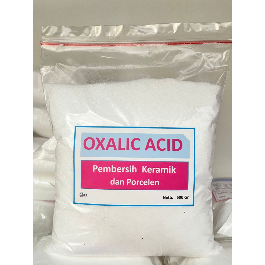 Oxalic Acid / Asam Oksalat / Osasir/Pembersih Kerak Keramik Repack 500gr 100% Oxalic Acid