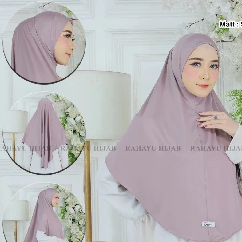Hijab Instan Syar'i Kerudung Syar'i Naura Jilbab Instan Pet tanpa busa