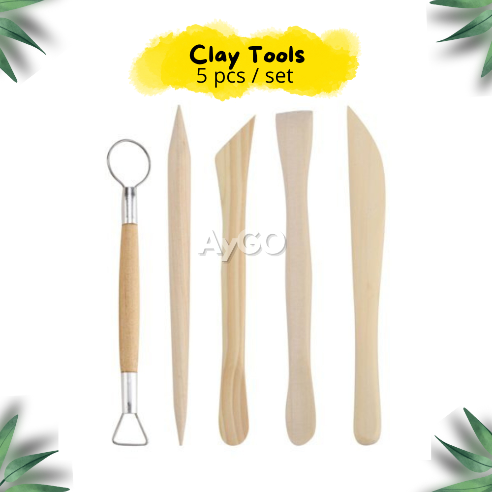 5 pcs/set Clay Tools Set Modeling Tools Pottery Clay Tools Set / DIY Ceramic Tools / Sculpting Tools