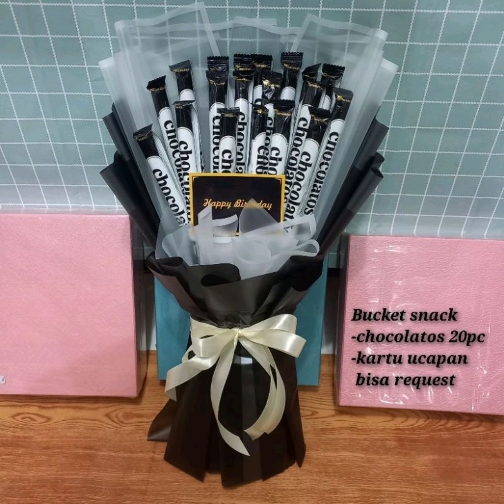 

BUCKET SNACK / BUCKET MAKANAN / HAMPERS SNACK WISUDA ULANG TAHUN