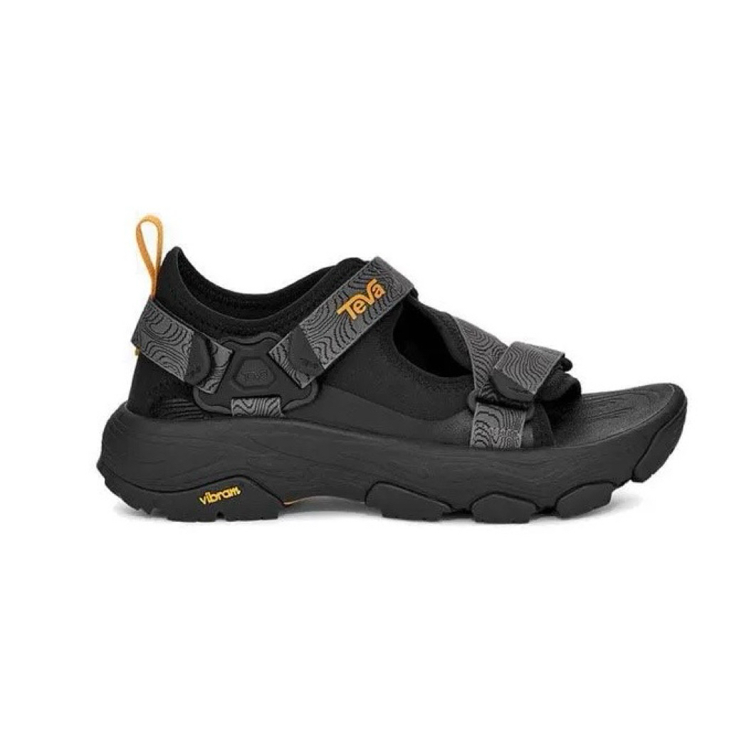Sandal outdoor  Pria full hitam Teva Grandview max sandal Teva Store / sandal gunung / sandal hiking