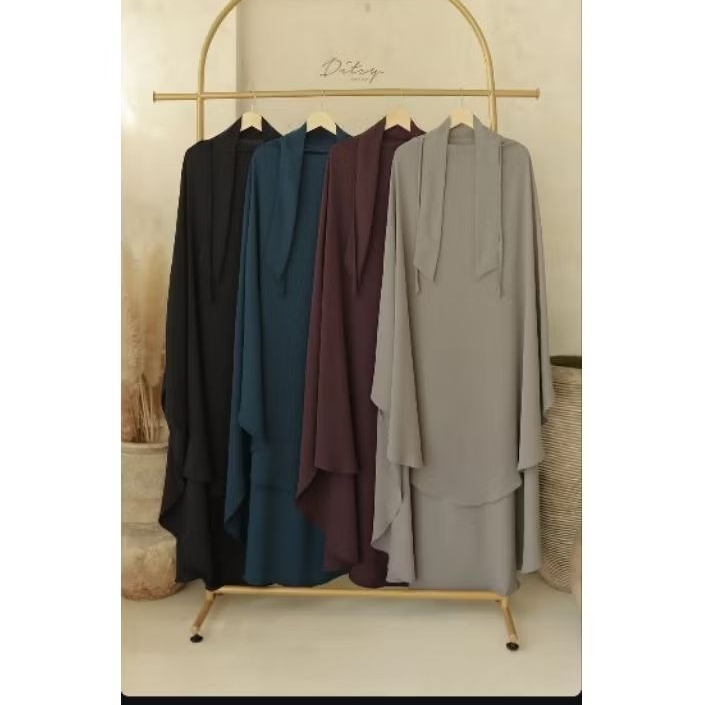 FK Shaiza Seastorm Brunette Reg Long Mazen anti UV Ditsy Moslem