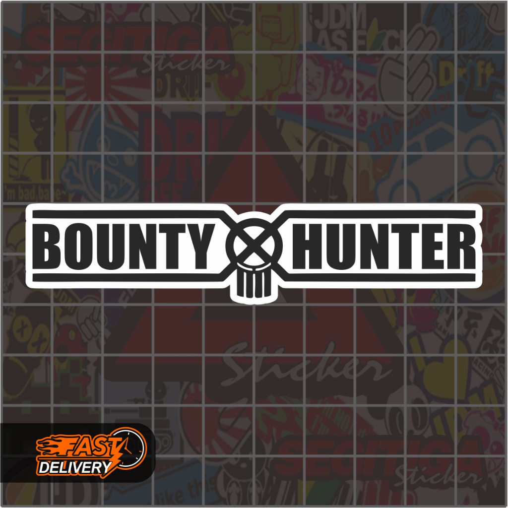 

Sticker Bounty Hunter Ukuran 9 x 2 Cm