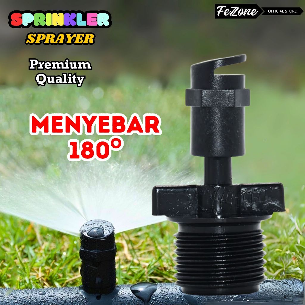 SPRINKLER SPRAYER MIKRO 180 DERAJAT TAMAN PERTANIAN BERKEBUN FEZONE