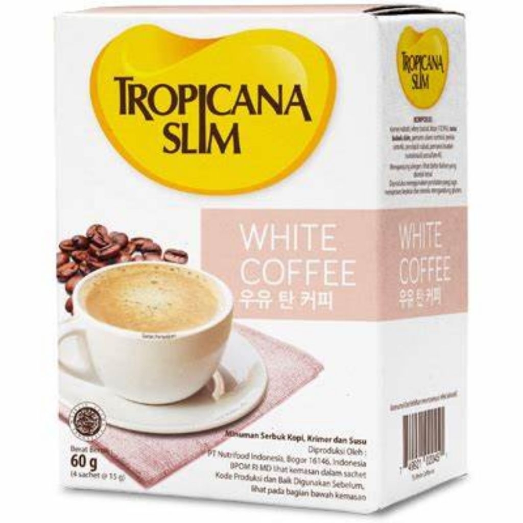 

Tropicana Slim White Coffee 4sx15g
