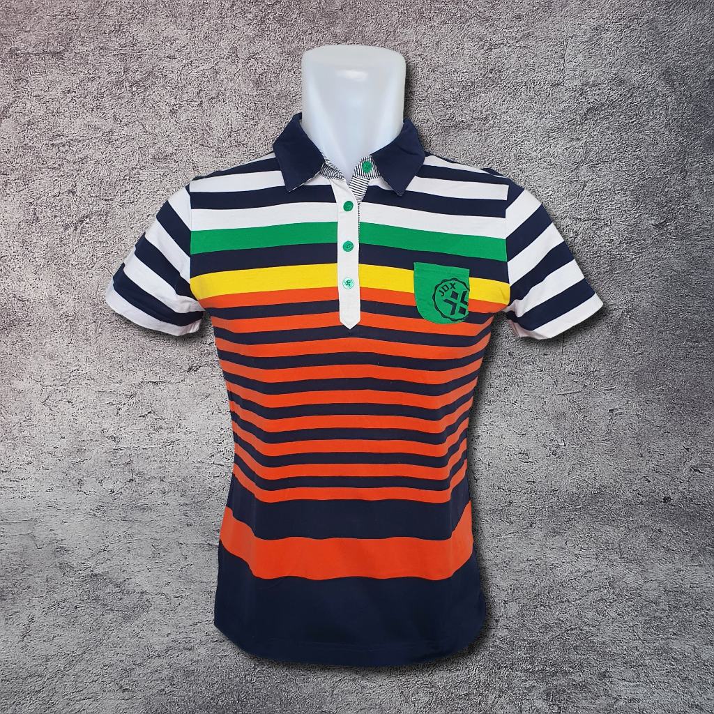 Baju Kaos Polo JDX - Size S / Lebar Dada 46 cm - Original - Second
