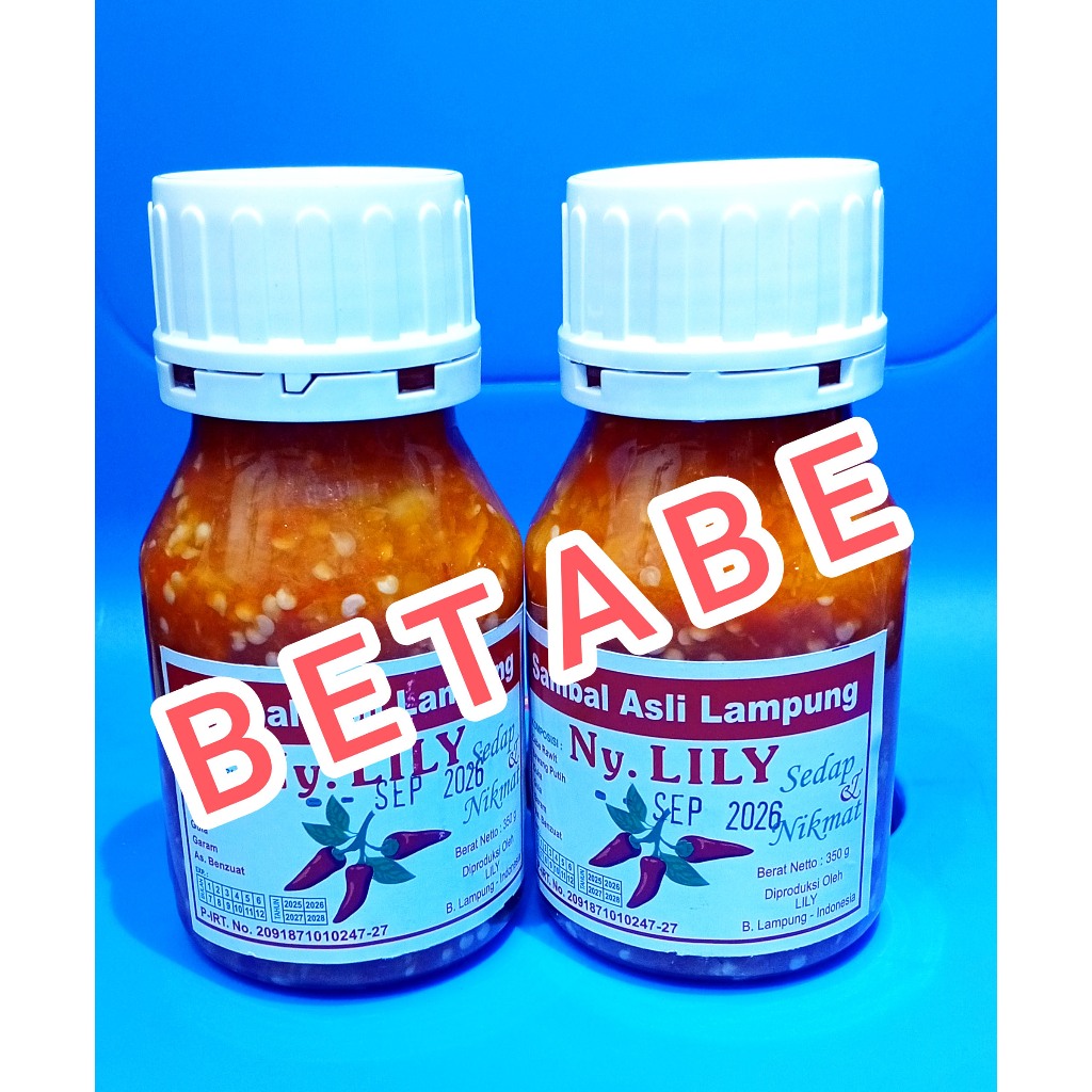 

Sambal Lampung Ny Lily Asli 350gram