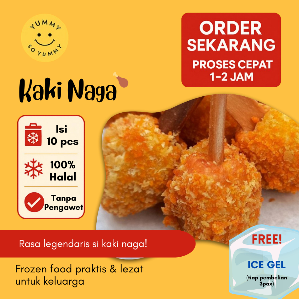

Makanan Beku Kaki Naga Crispy Frozen