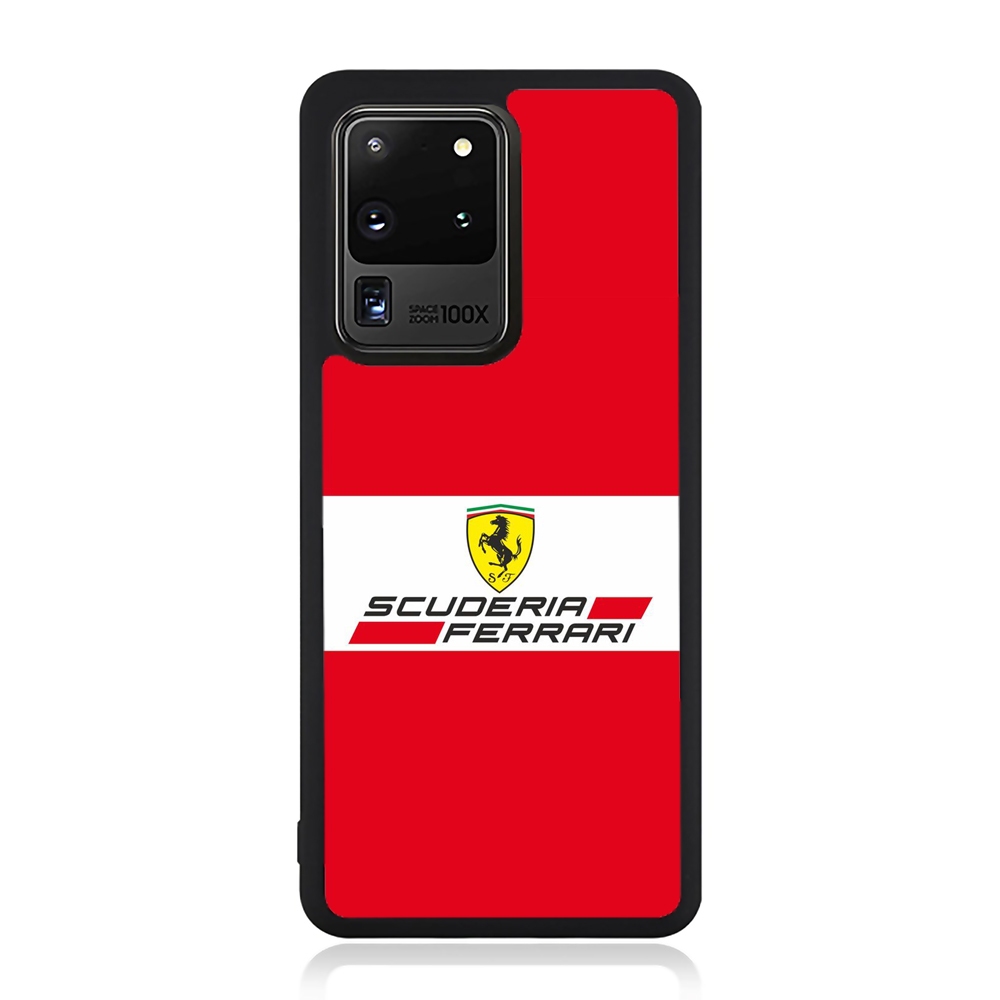 Case Samsung Note 20 10 9 8 7 Plus ultra Lite TPU  Softcase Custom Ferrari Scuderia
