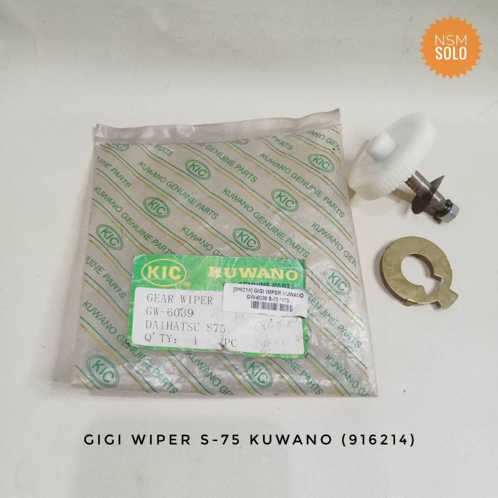 Gear Gigi Dinamo Wiper Daihatsu Hijet 1000 / S75 Kuwano