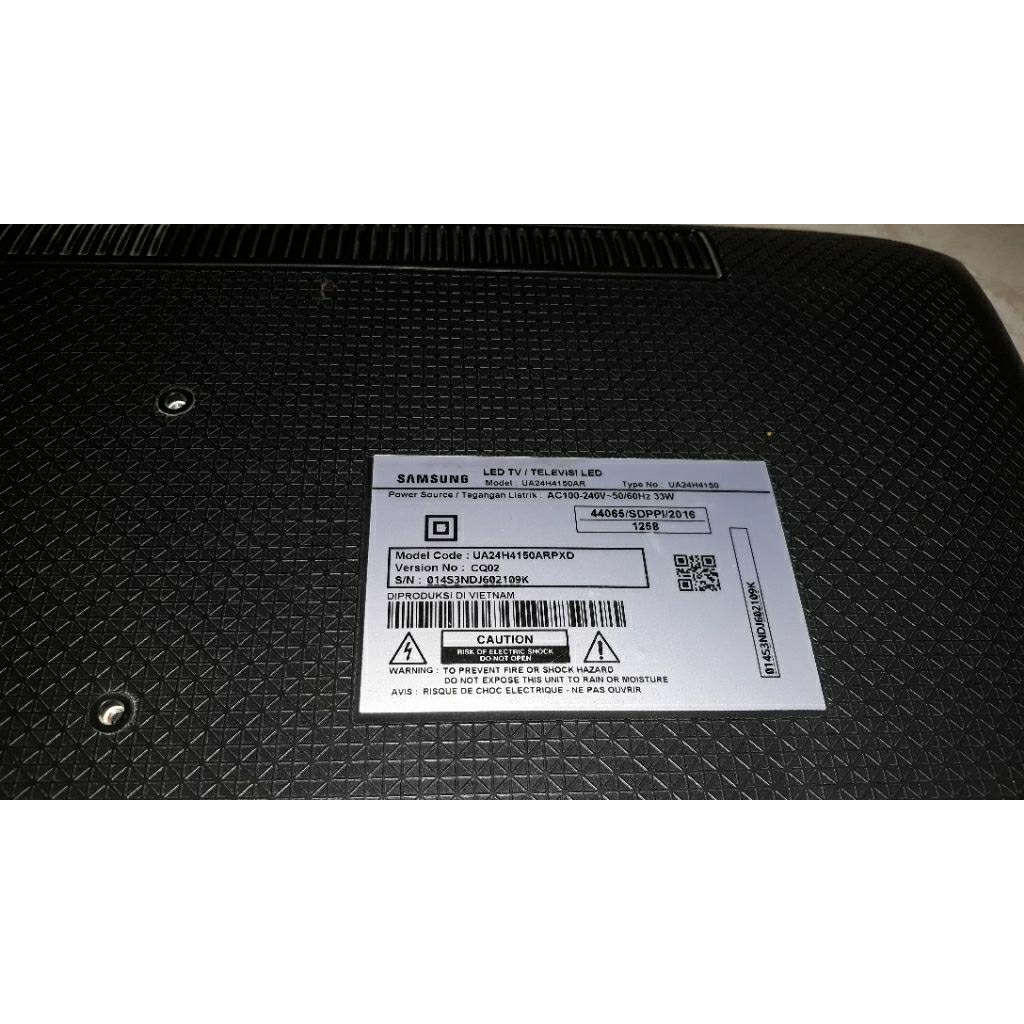 tv led samsung 24 inch normal minus lampu backlight mati