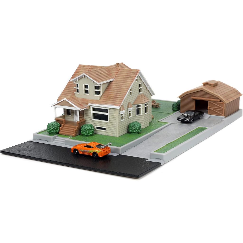 Jada Toys Fast & Furious Nano Hollywood Rides Dom Toretto's House Display