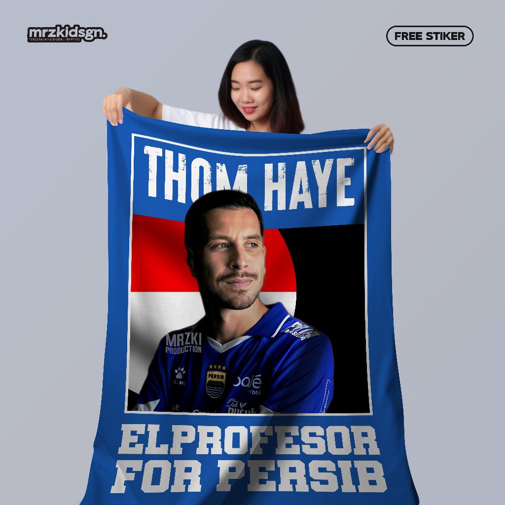 Giant Flag Bendera Pemain Persib Bandung | Bendera Luciano William Ramon Tanque Sadil Klok | Mini Fl