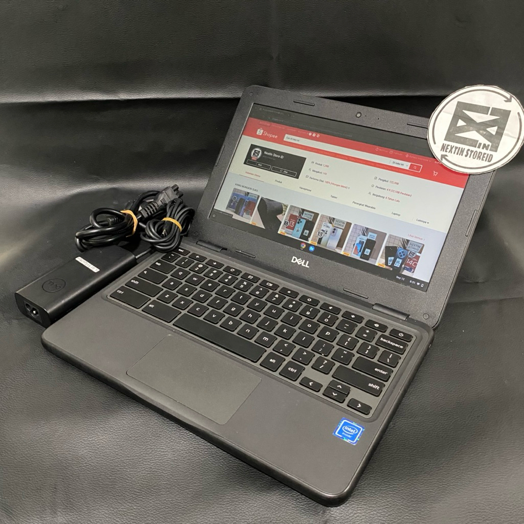 LAPTOP DELL CHROMEBOOK CELERON N4020 4GB 12INCH SECOND BERGARANSI