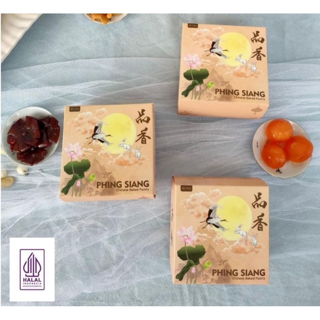 

Mooncake Kue Bulan Box 1 pcs HALAL Phing Siang