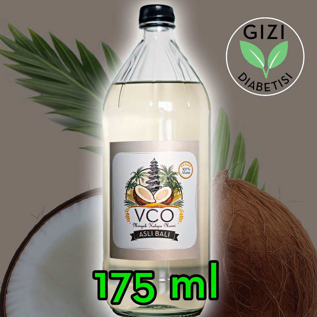 

VCO ASLI BALI (175ml, 450ml) | MINYAK KELAPA ASLI - GIZI DIABETISI
