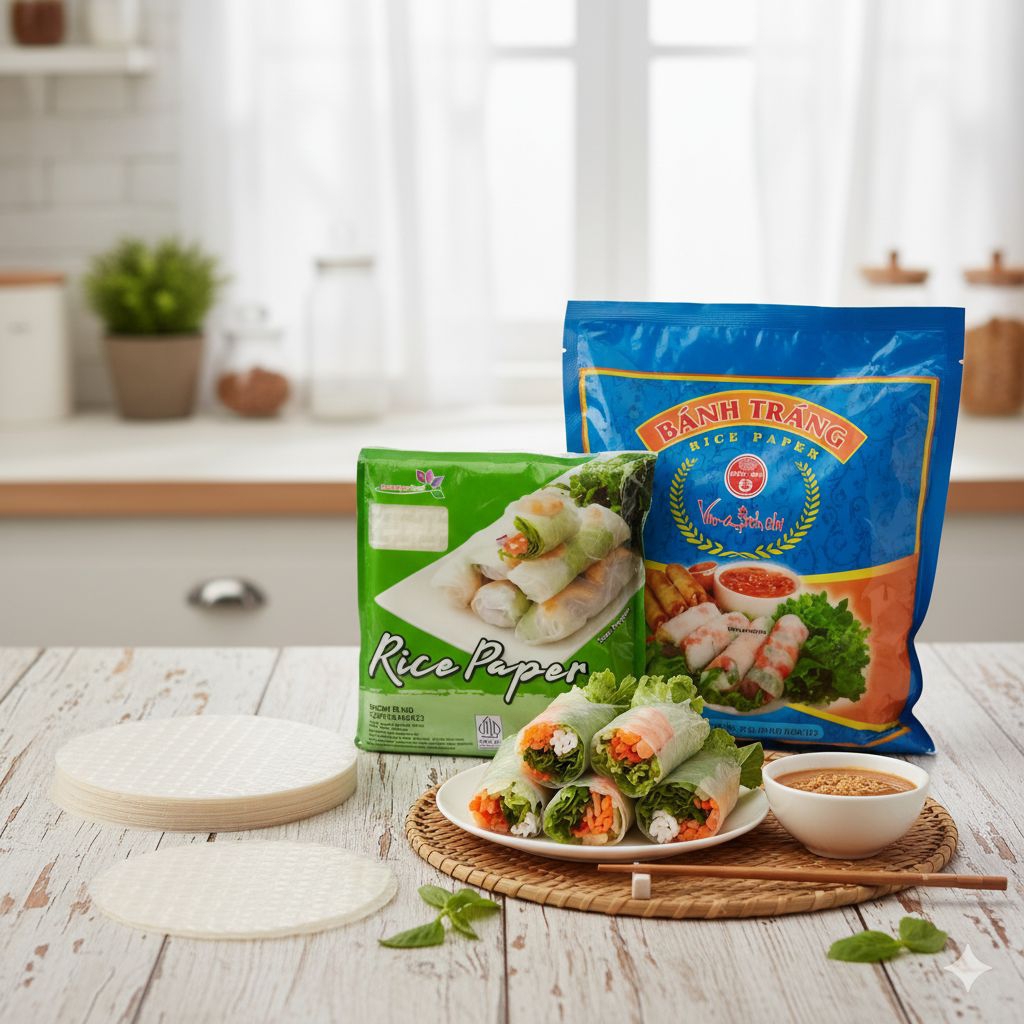 

Rice paper round / square