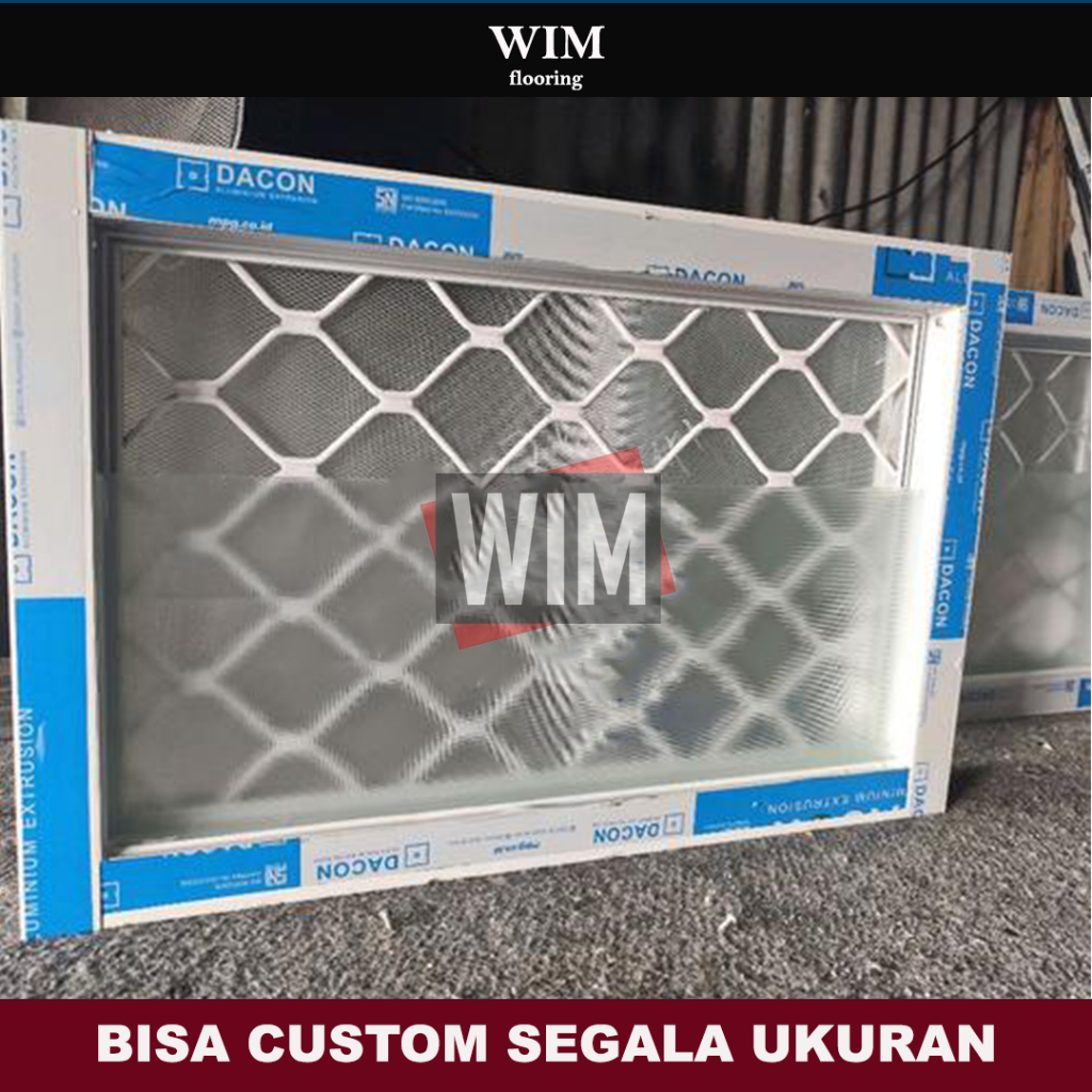 Jendela Alumunium Bouven kawat nyamuk