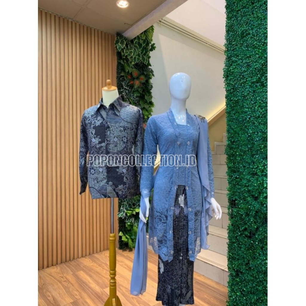 SET COUPLE// KEBAYA TUNIK // KEBAYA KUTU BARU PANJANG // KEBAYA MODERN