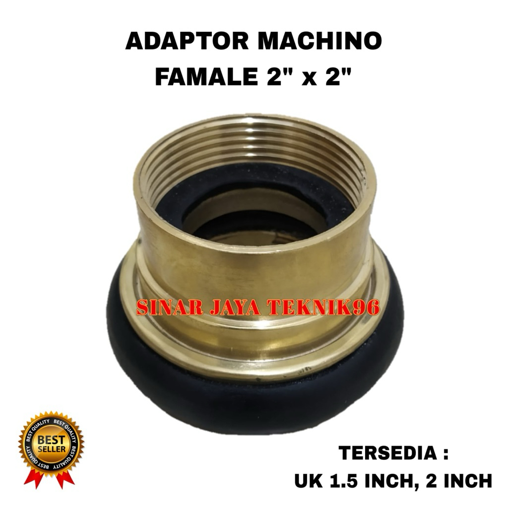 Adaptor Pemadam Machino Ukuran 2 x 2 inch Drat dalam | Coupling Tiang Sprinkler