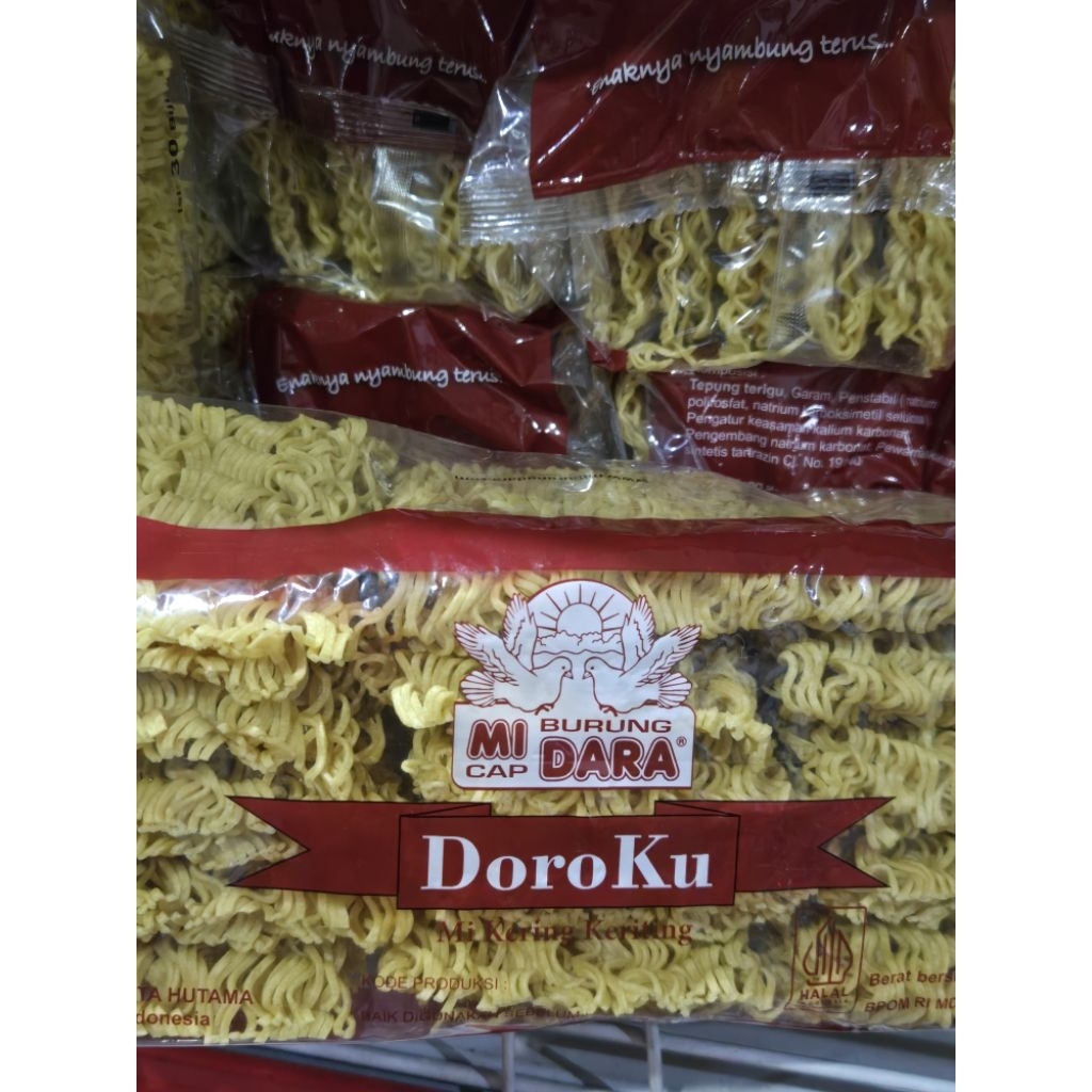 

MIE KERING KERITING DOROKU MI CAP BURUNG DARA