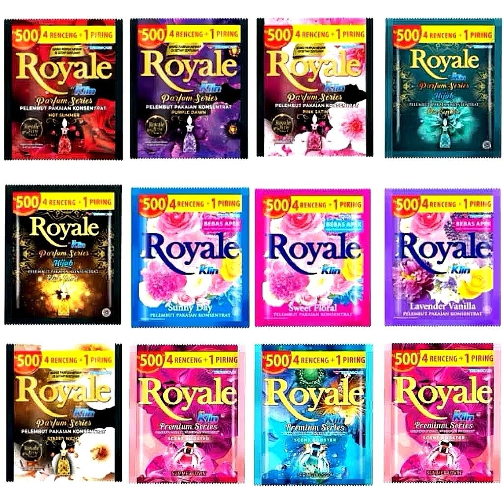 Soklin Royale Pewangi Pelembut Pakaian Sachet