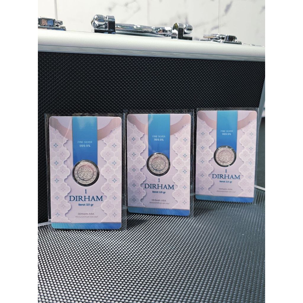 5 Dirham 15,55gr ABA (Abdurrahman Bin Auf) - Koin Perak Silverium Silver Coin Fine Silver