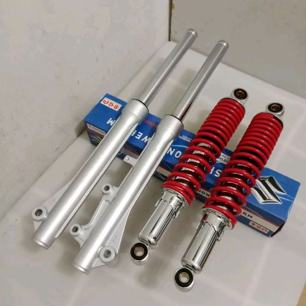 SHOCK DEPAN TABUNG+BELAKANG SHOGUN 125 SHOGUN 125 SP SHOGUN 125 FL