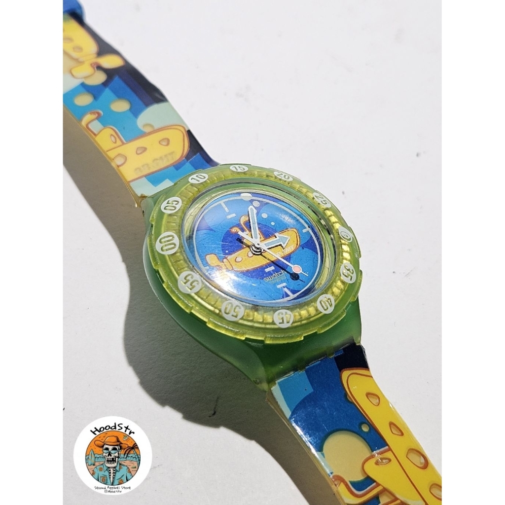 Jam Tangan Vintage Swatch Scuba 200 - Bekas Original