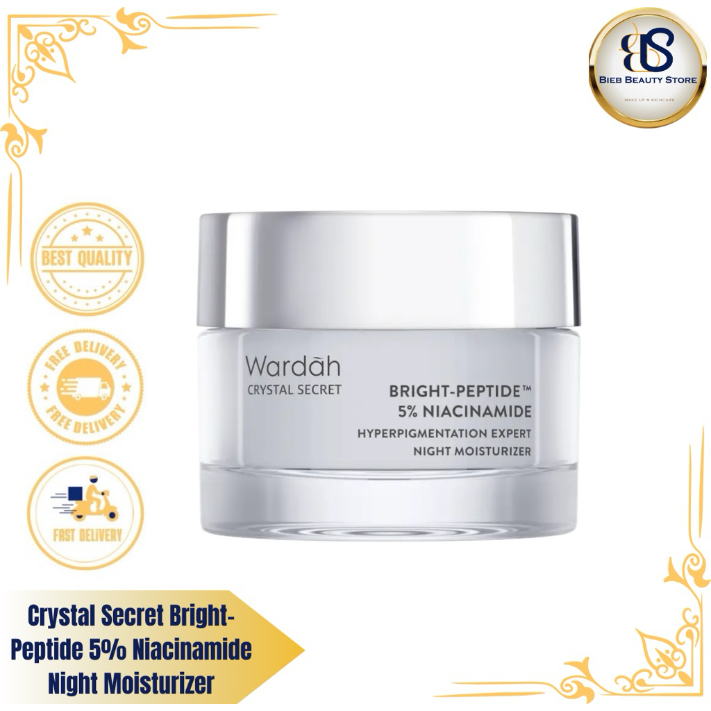 Wardah Crystal Secret Bright Activating Night Cream / Cream Malam Wardah