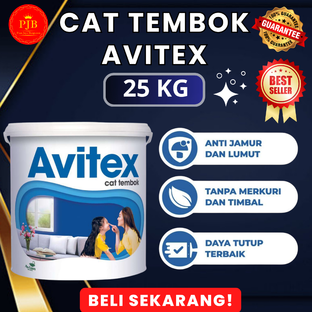 AVITEX CAT TEMBOK INTERIOR 25 KG PAIL