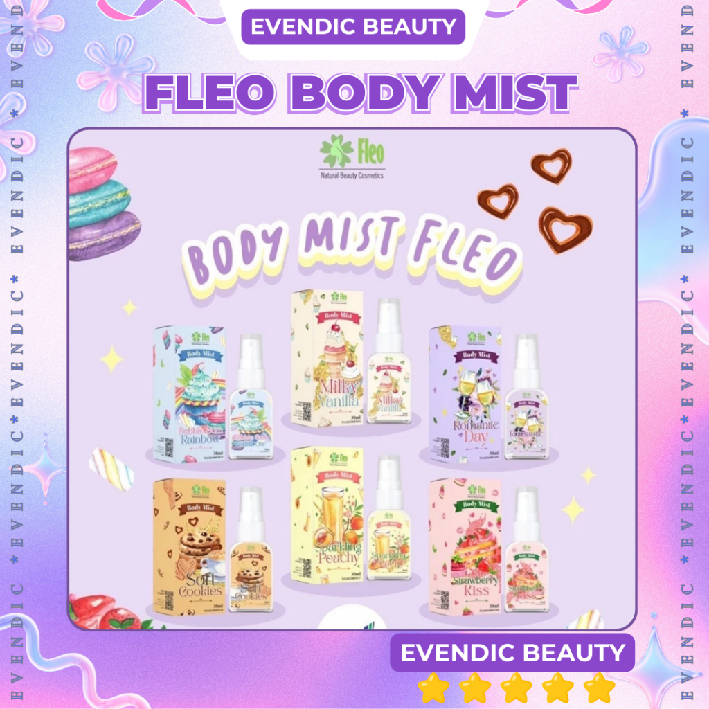 ready Fleo body mist 30 ml parfum spray / wewangian [FLEO BODY MIST] / MAIBE body mist
