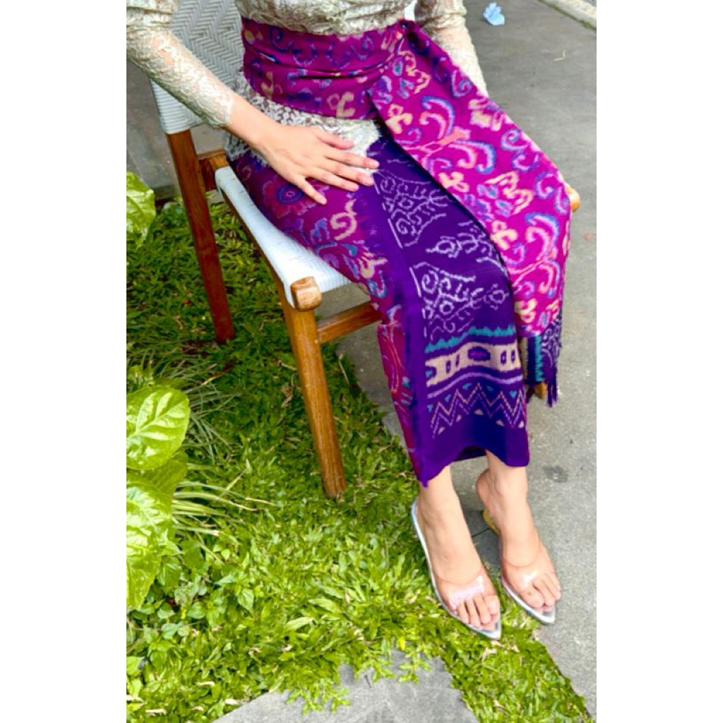 ENDEK SEMI MASTULI POLOS DAN TRETES BINTANG SET SELENDANG || ENDEK BALI || kanabalikebaya