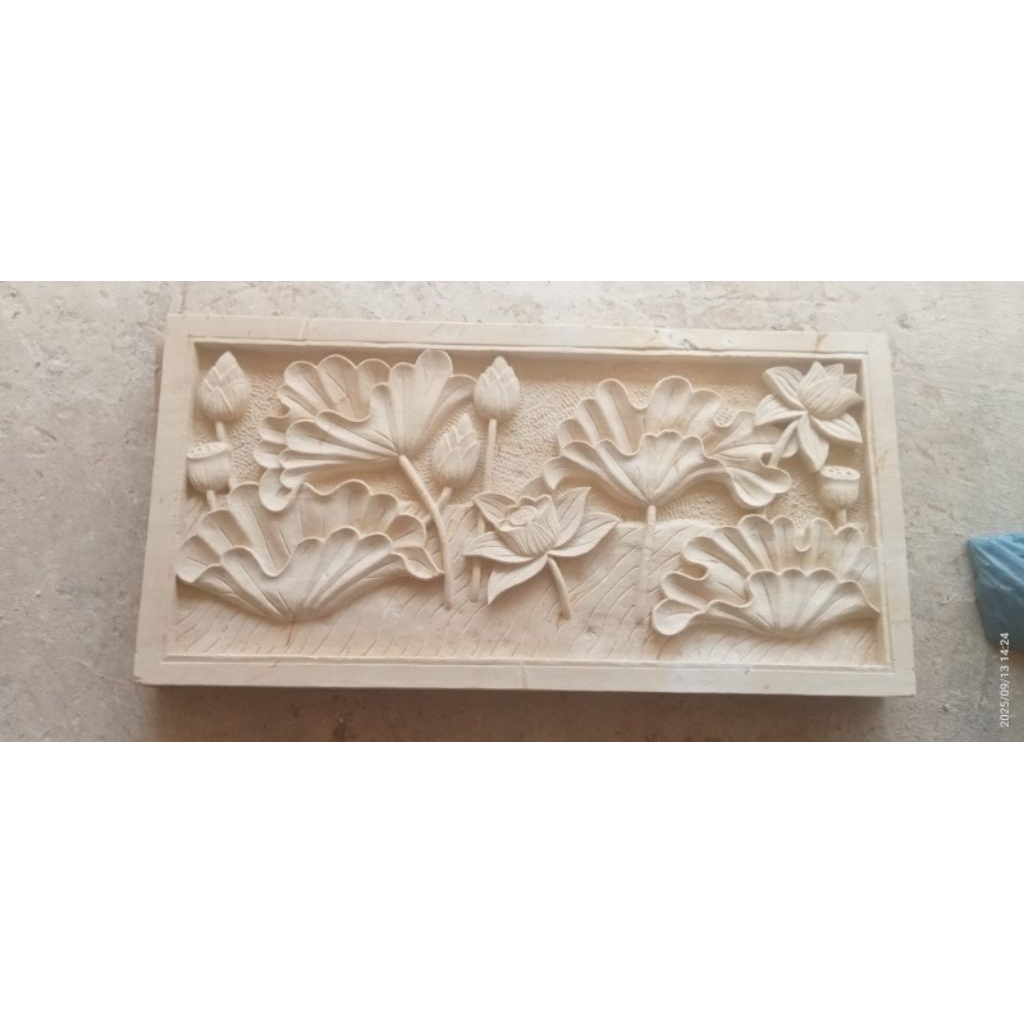 RELIEF READY UKIRAN BUNGA BUNGA LOTUS 50x100