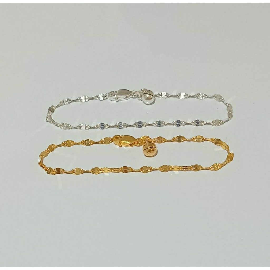 GELANG TANGAN PERAK ASLI BIJI TIMUN DEWASA ( PERAK SILVER 925 )