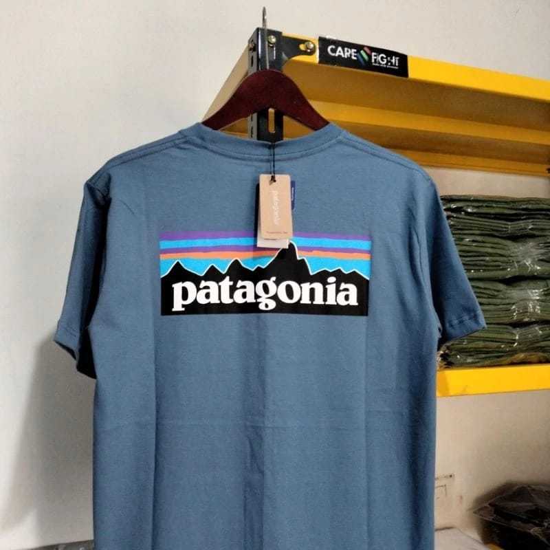 Atasan Branded - Kaos Patagonia Lengan Pendek Full Tag / Baju Cowok Casual Kwalitas Import Original