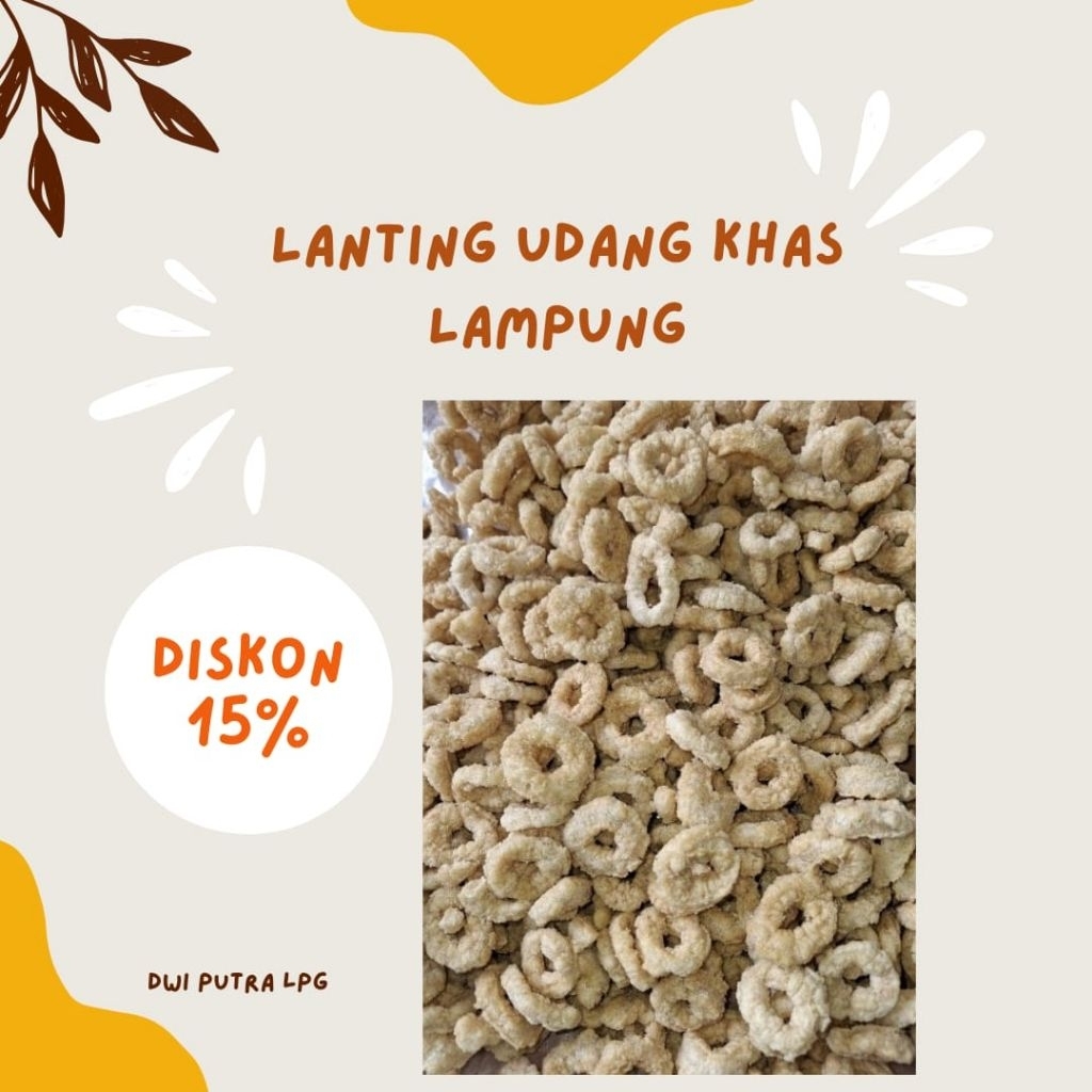 Kelanting Lanting udang khas Lampung