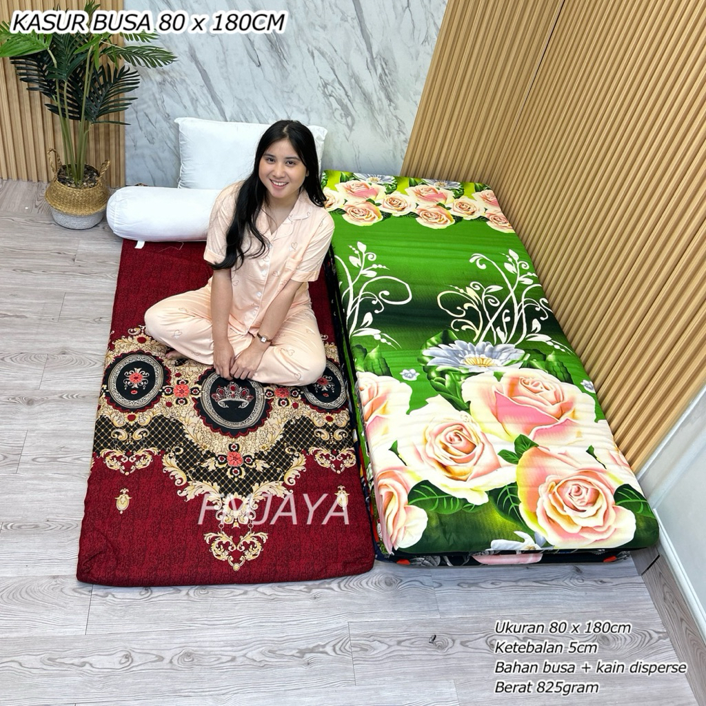 KASUR BUSA 80x180CM || KASUR EMPUK KETEBALAN 5CM || KASUR BUSA KARAKTER || KASUR BUSA + SARUNG