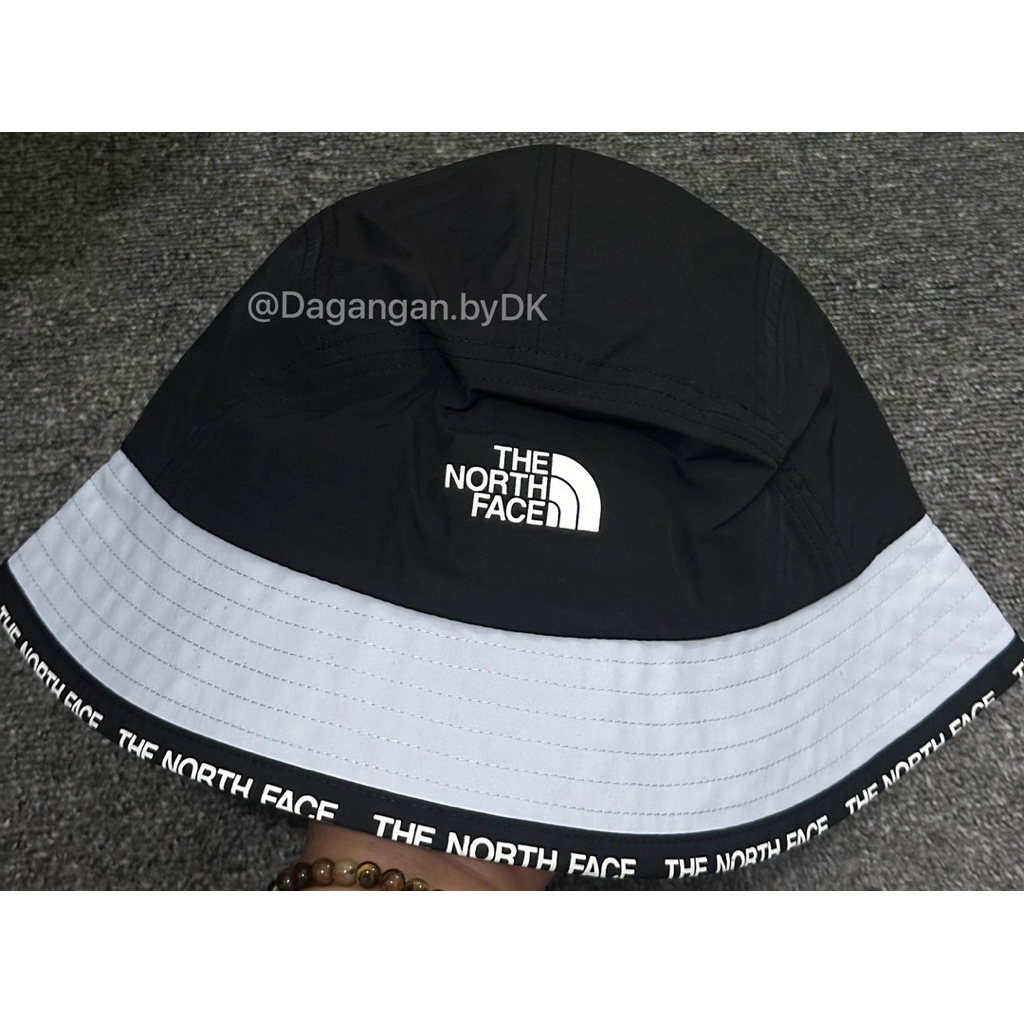 Topi Bucket Hat The North Face Original 100% Soft Blue & Black