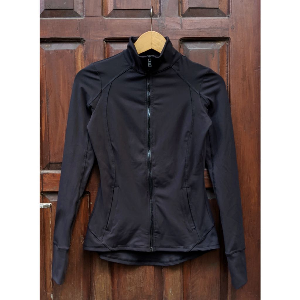 [NEW] Gottex Slim Fit Black Sport Jacket Jaket Olahraga Gym Hitam