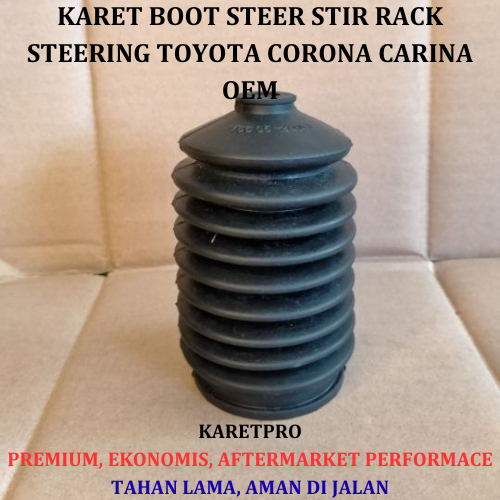 KARET BOOT STEER STIR RACK STEERING TOYOTA CORONA CARINA OEM