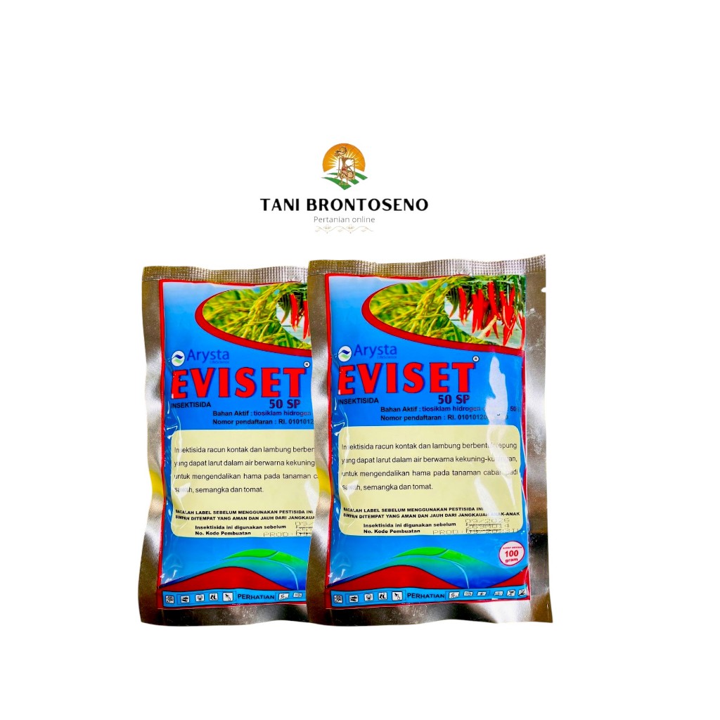Insektisida Eviset 50 SP 100gram / Tiosiklam Hidrogen Oksalat Untuk Mengendalikan Hama Tanaman