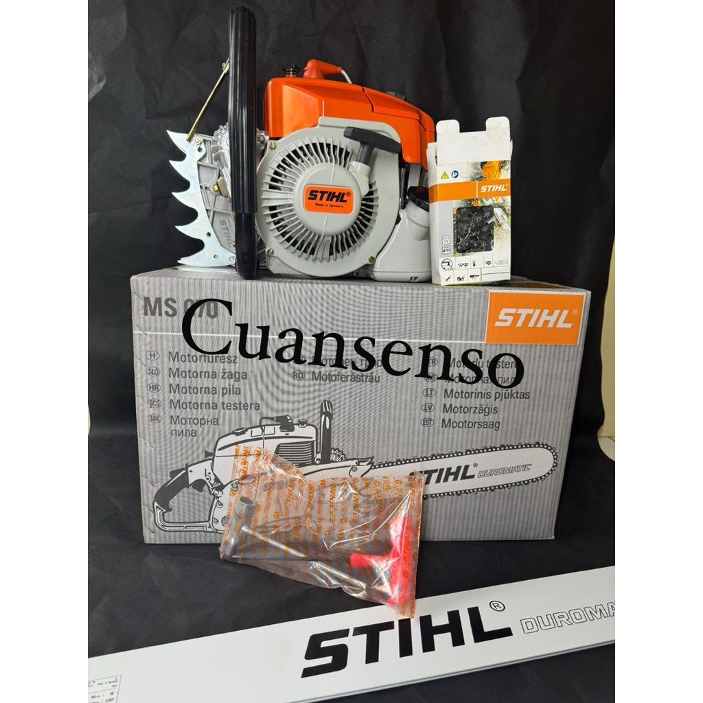 chainsaw pemotong kayu gergaji senso merk Senso chainsaw besar 070 36 inch merk stihl original asli 