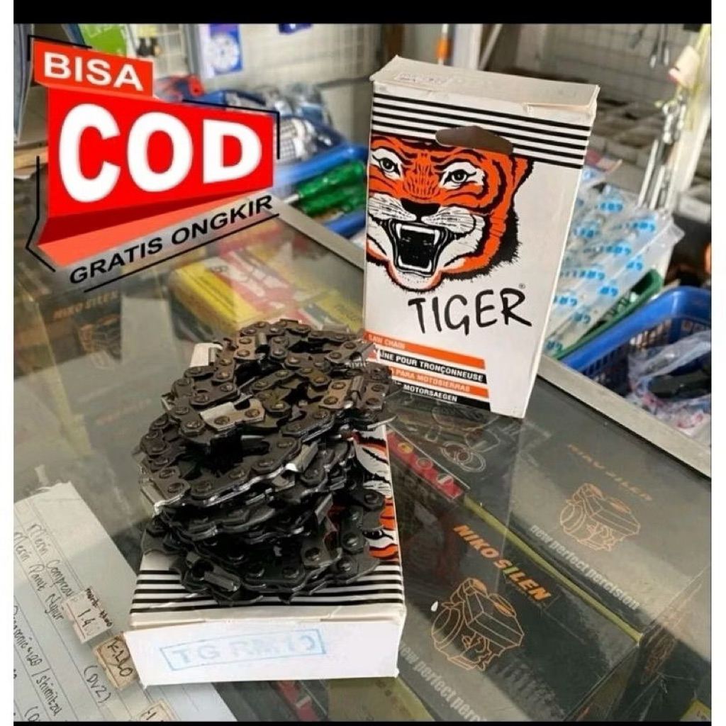 PROMO Rantai Senso/Chainsaw Besar Bar 36"/52T TIGER ( Belah & Potong ) ORIGINAL