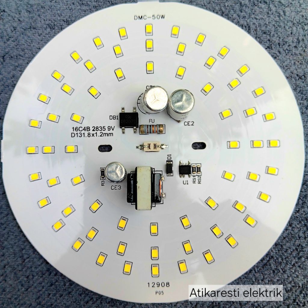 PCB LED AC 50 Watt DMC MSL mesin lampu 220V putih