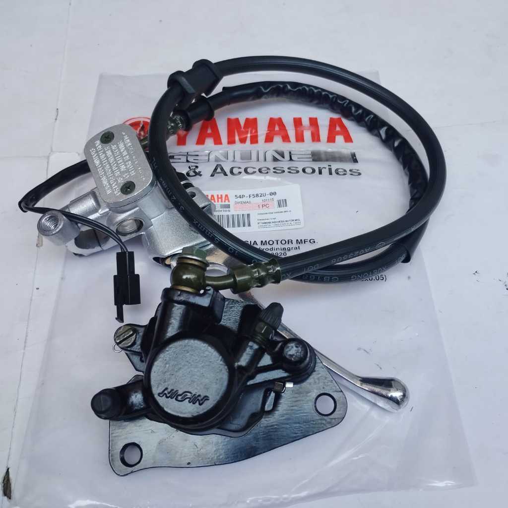 rem cakram depan set mio smile/xeon/mio soul karbu/fino karbu PIRINGAN LUBANG 4