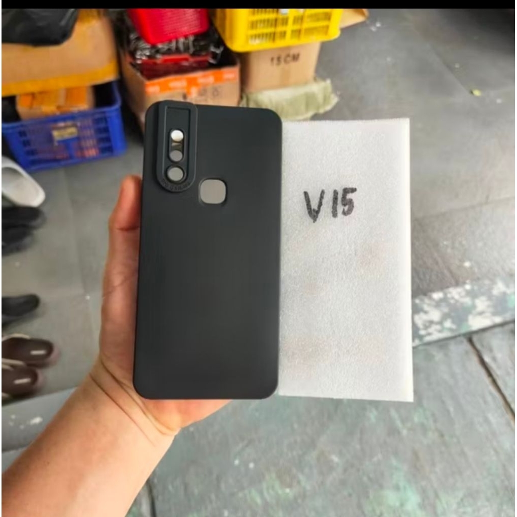 Casing Vivo V15 SoftCase Black Matte