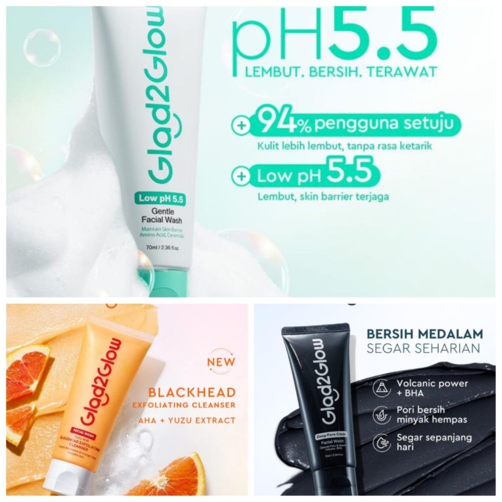 Glad2Glow Facial wash