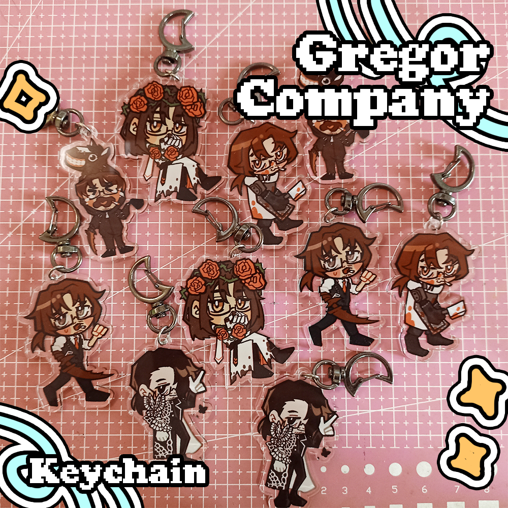 [LIMBUS COMPANY] Gregor Company Keychain by Kombucheers